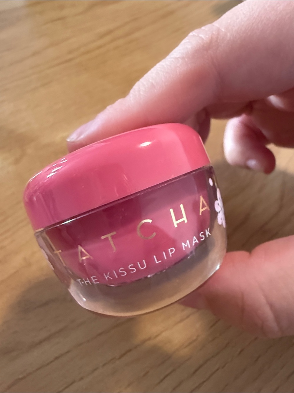 Tatcha Kissu Lip Mask Travel Jar - Vibrant Pink